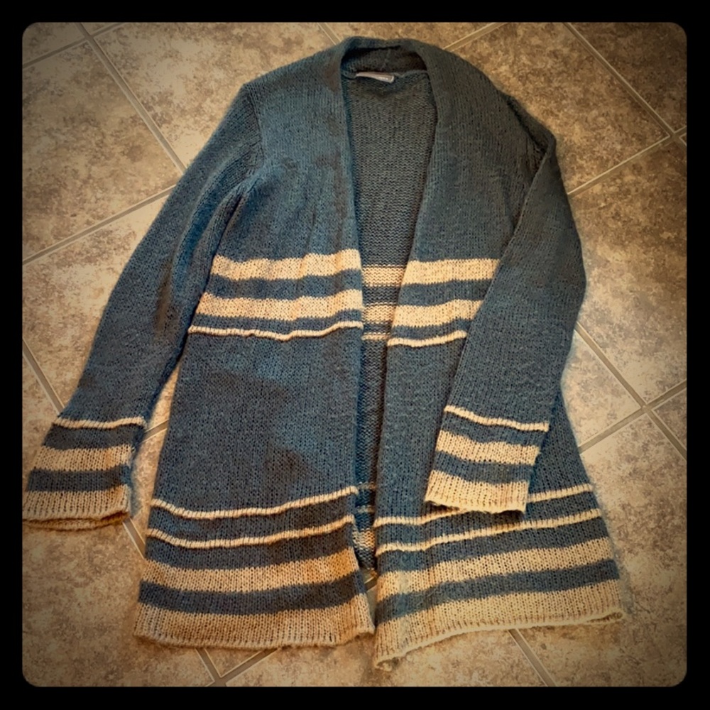 Beautiful Wooden Ships Long Cardigan